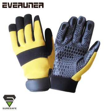 Silicone Printing Synthetic Leather Palm Gloves Anti Slip Gloves